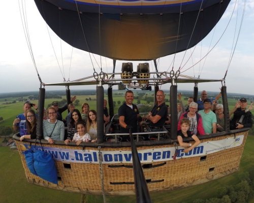 Ballonvaart met extra bemanningslid vanaf Deventer